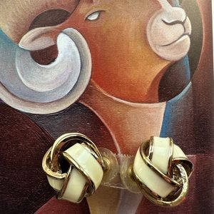 Stud Earrings - Aries Ram Inspired